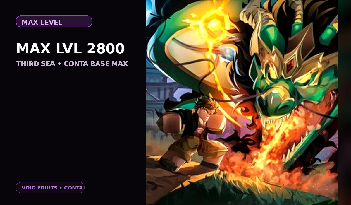 Conta MAX LVL 2800 — imagem da build