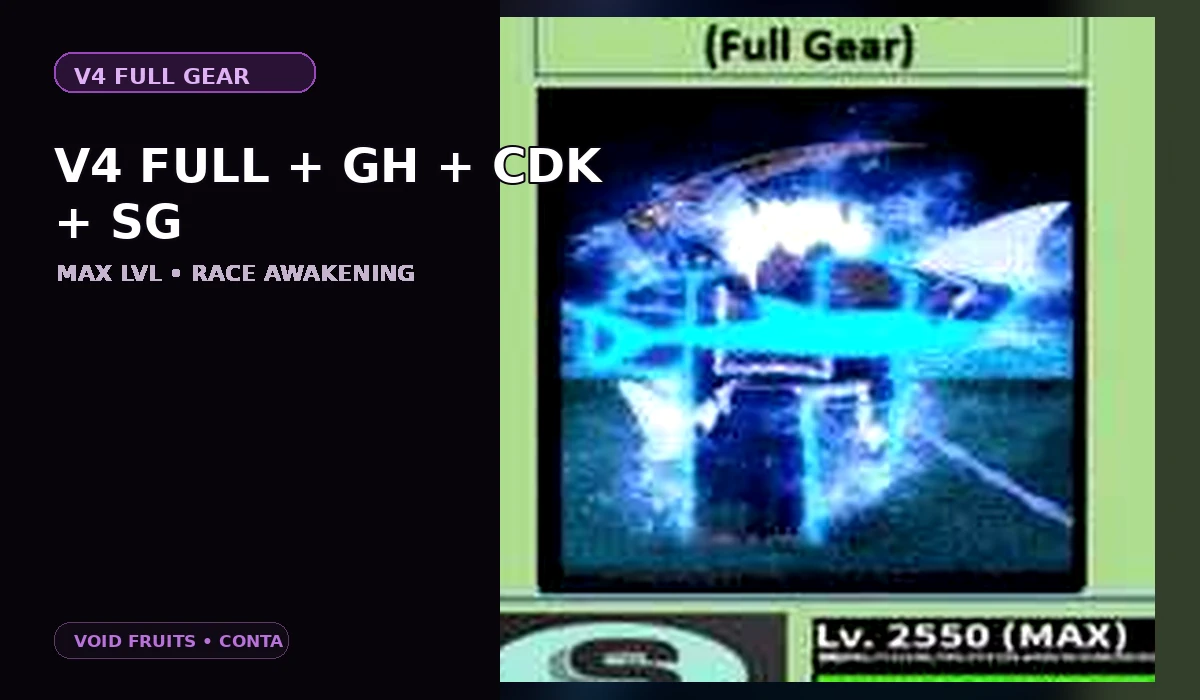 MAX + V4 FULL + GH + CDK + SG — imagem da build