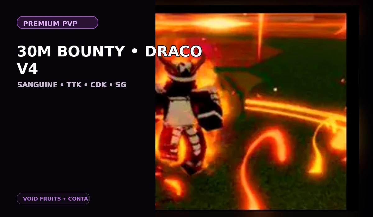 30M BOUNTY + DRACO V4 + SANGUINE + TTK + CDK + SG — imagem da build